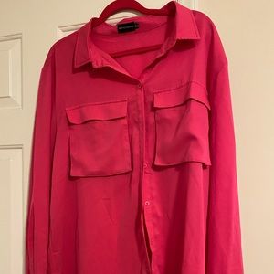 Hot Pink Blouse